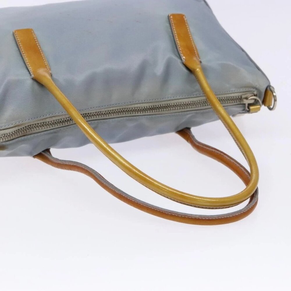 PRADA Hand Bag Nylon Light Blue Auth - Picture 5 of 16